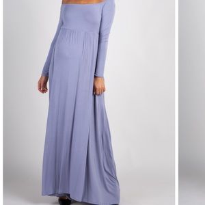 PinkBlush lavender maternity dress